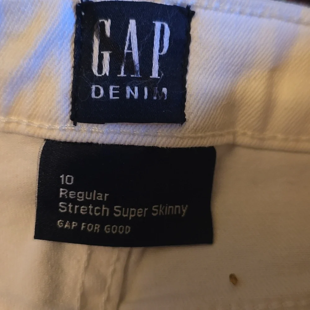 New Gap Kids Kids Size 10 Stretch Super Skinny‎ White Jeans